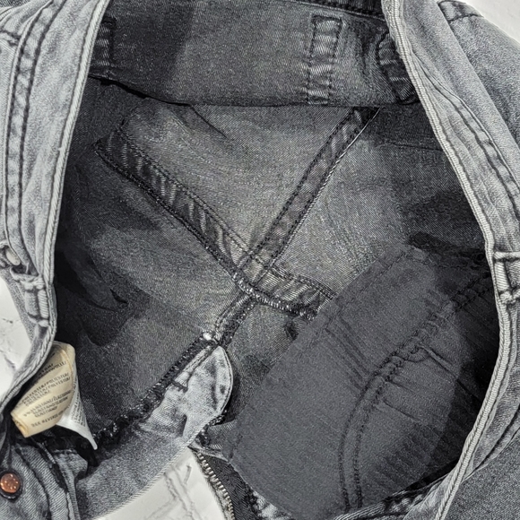 Miss Me Mid Rise Skinny Stretchy Gray Black Jeans 30 - Picture 13 of 15